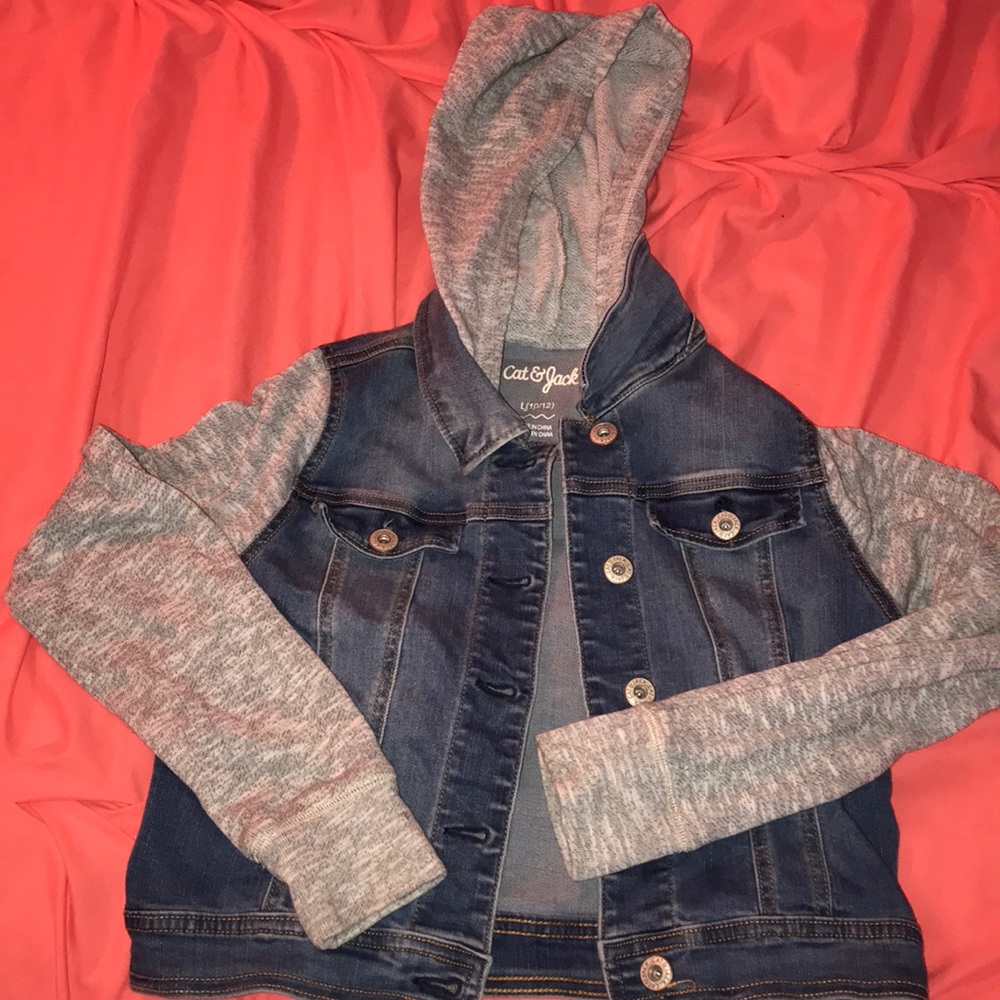 a jean jacket.  in great condition.